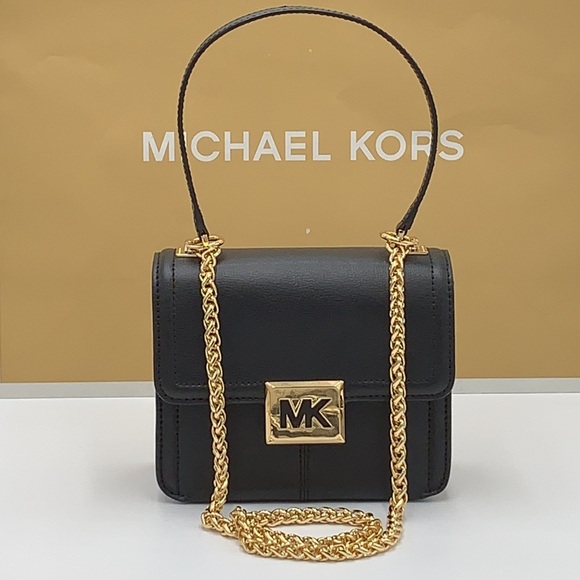 MICHAEL KORS SONIA SMALL SHOULDER XBODY BLACK COLOR - Picture 2 of 16